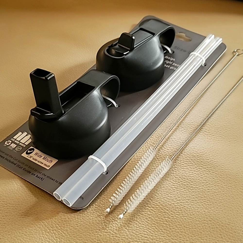 Replacement cap & straw for waterbottle